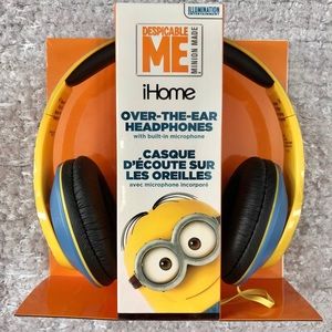 🆕NWT DESPICABLE ME IHOME OVER THE EAR HEADPHONES
